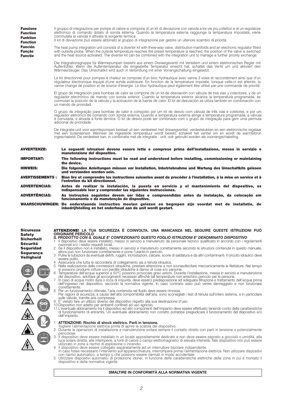 Caleffi 106 User Manual | Page 2 / 20