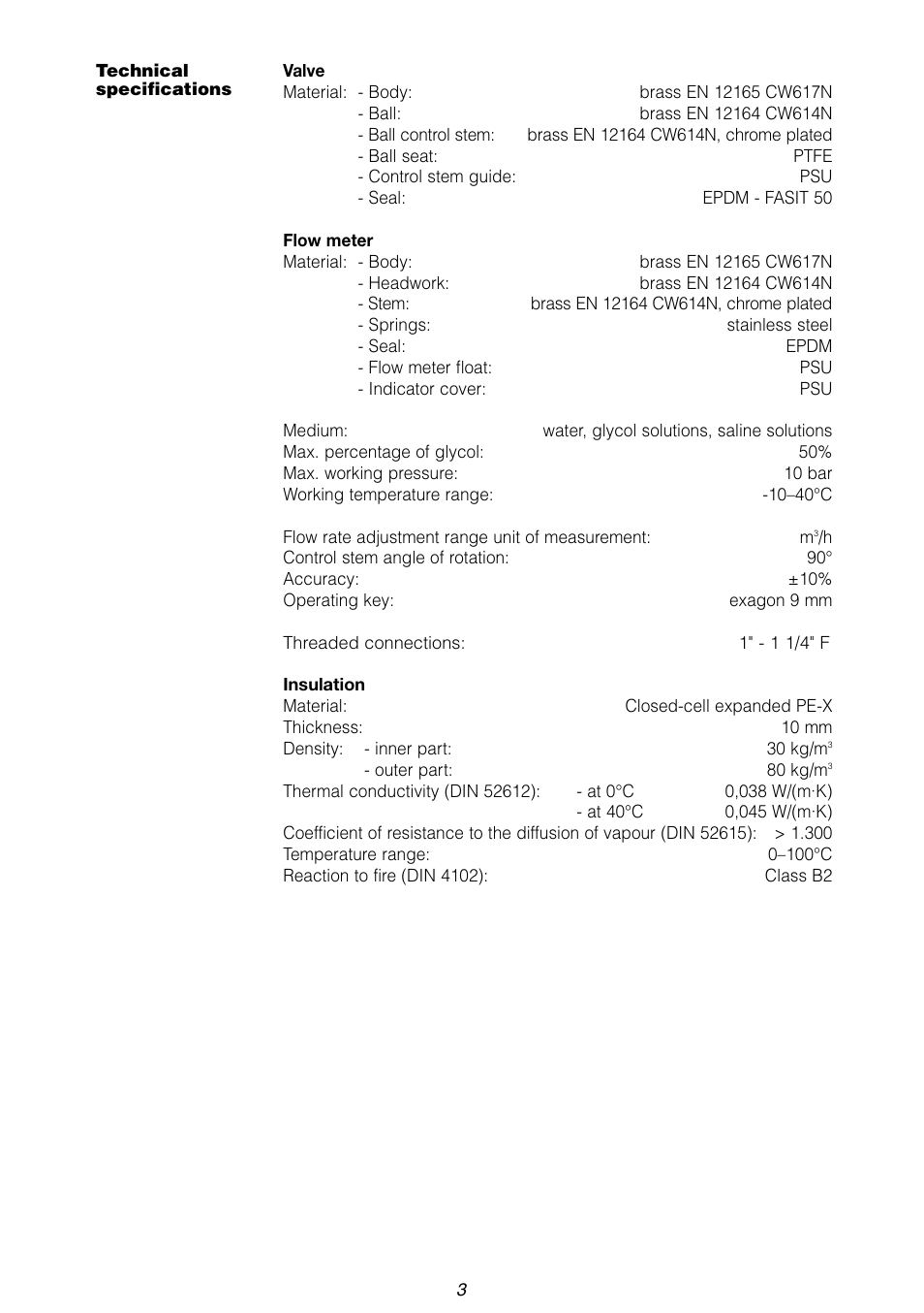 Caleffi 112 User Manual | Page 3 / 16