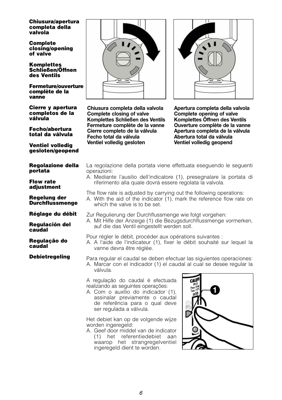 Caleffi 112 User Manual | Page 6 / 16