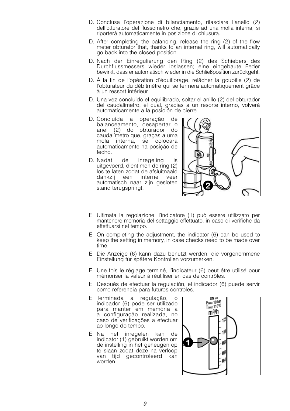 Caleffi 112 User Manual | Page 9 / 16