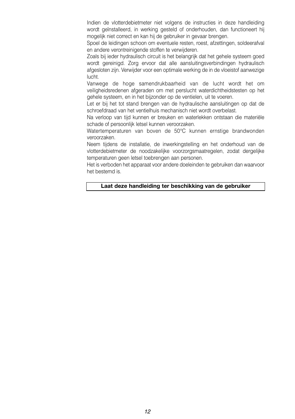 Caleffi 113 User Manual | Page 12 / 12
