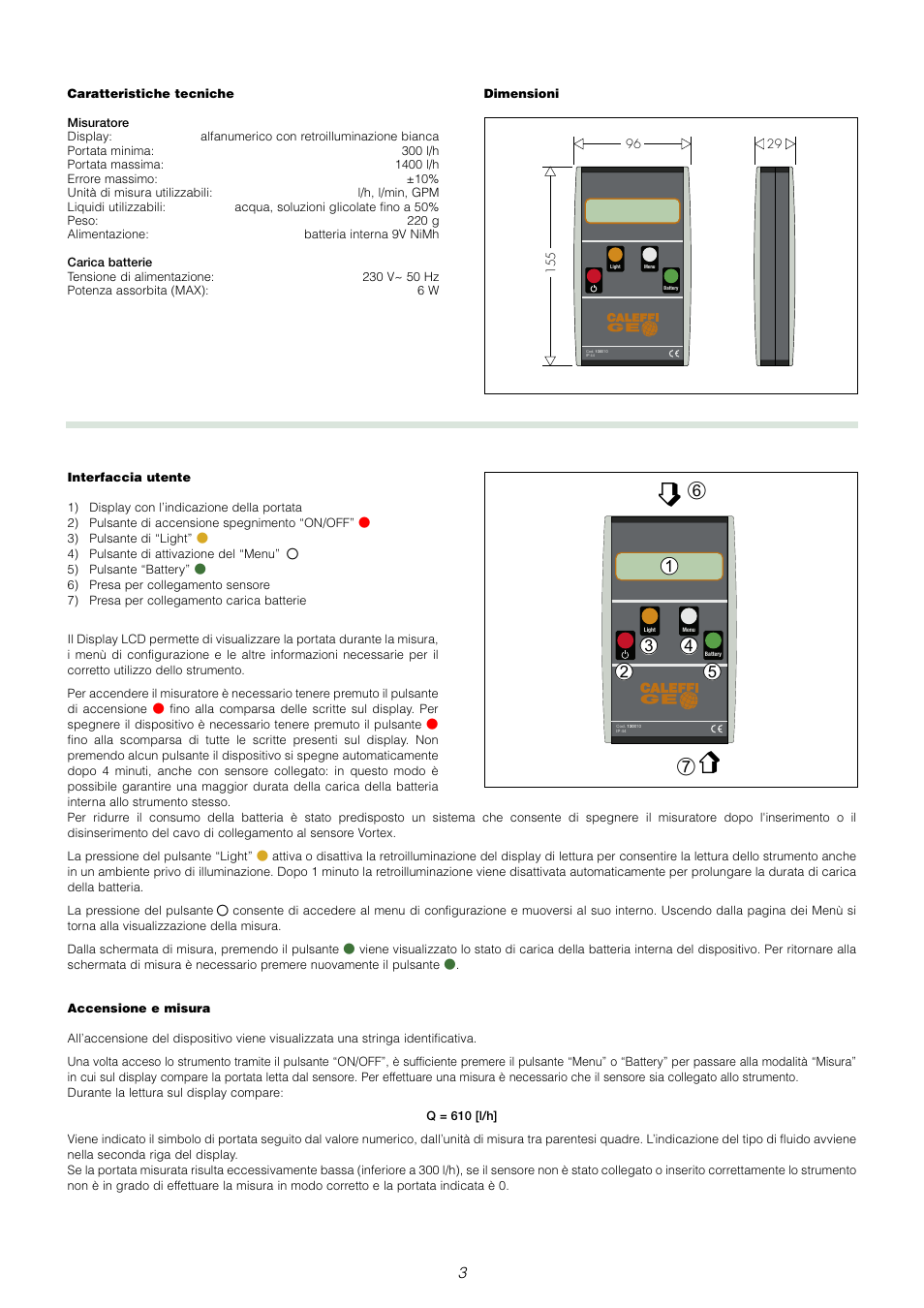 Caleffi 130 User Manual | Page 3 / 18