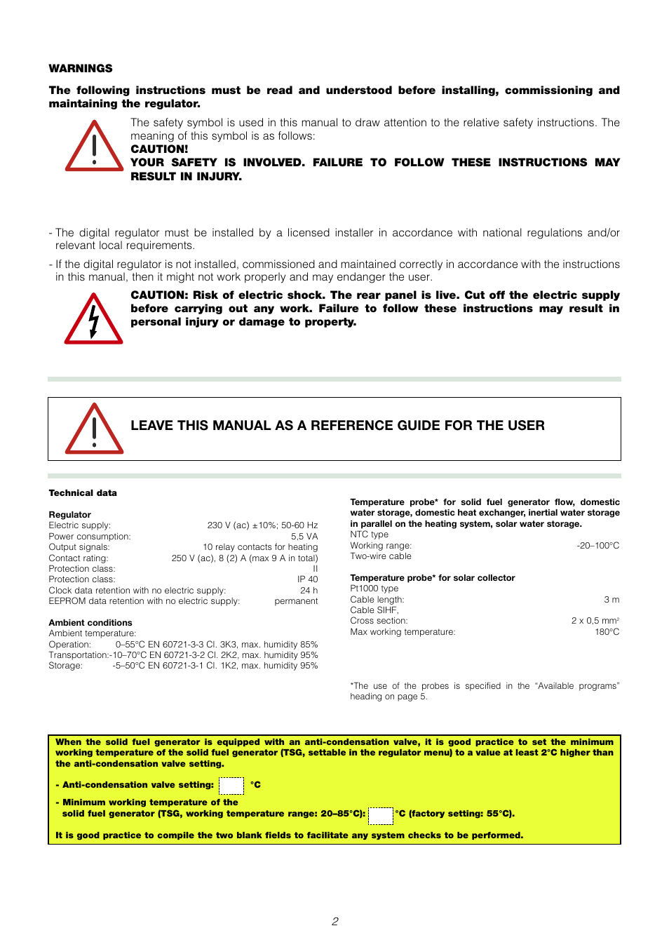 Caleffi 1522 User Manual | Page 2 / 12