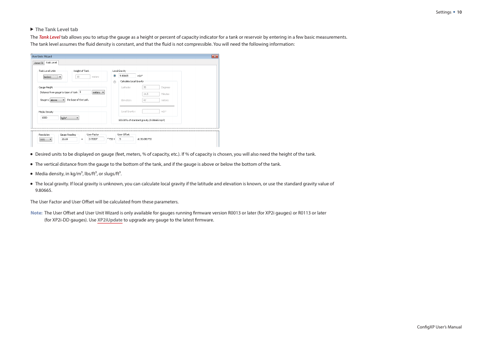 Crystal ConfigXP Digital Pressure Gauge Software User Manual | Page 10 / 15