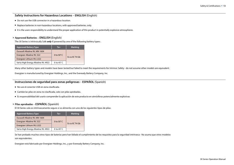 Crystal 30 Series Digital Pressure Calibrator User Manual | Page 15 / 22