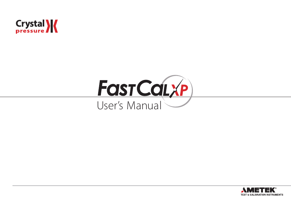 Crystal FastCalXP Calibration Software User Manual | 59 pages