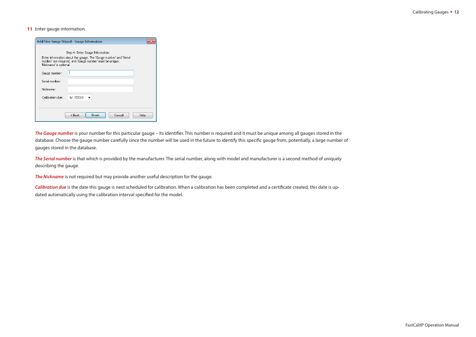 Crystal FastCalXP Calibration Software User Manual | Page 14 / 59