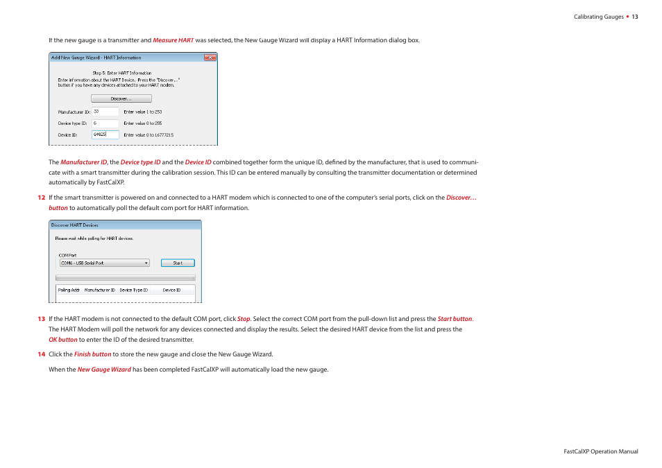 Crystal FastCalXP Calibration Software User Manual | Page 15 / 59