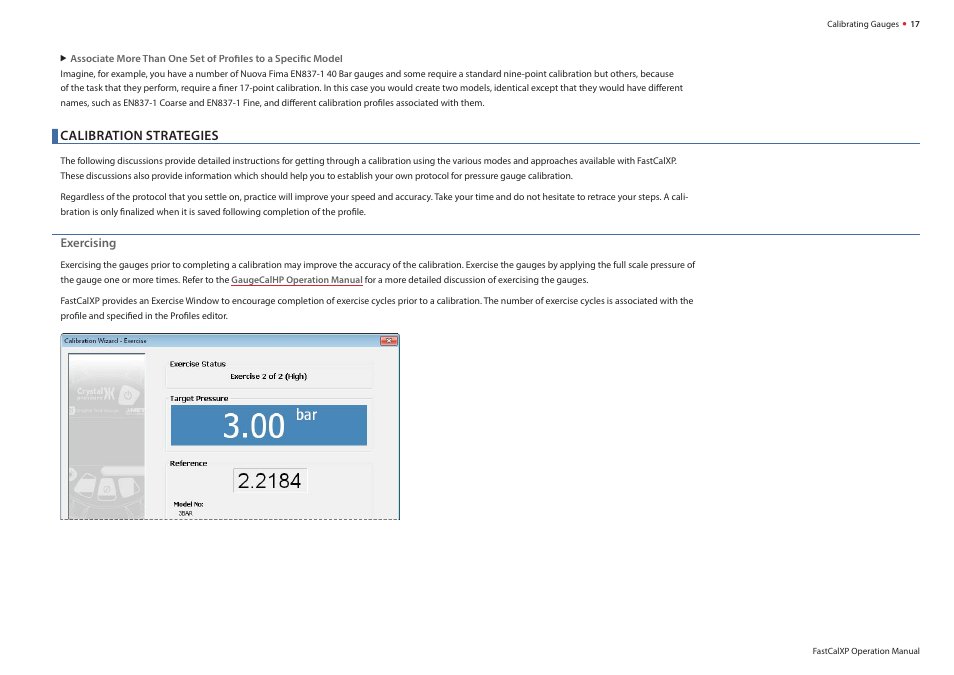 Calibration strategies | Crystal FastCalXP Calibration Software User Manual | Page 19 / 59