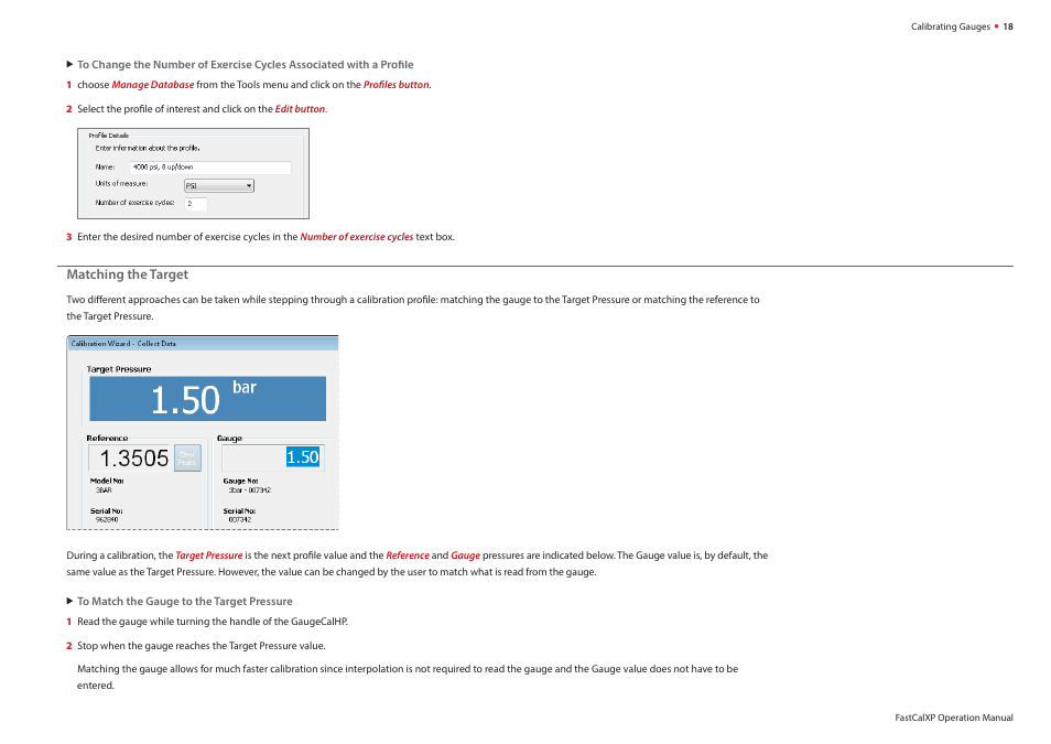 Crystal FastCalXP Calibration Software User Manual | Page 20 / 59