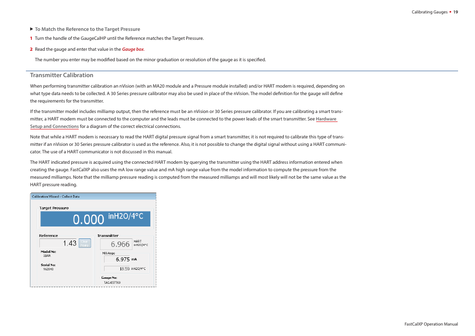 Crystal FastCalXP Calibration Software User Manual | Page 21 / 59