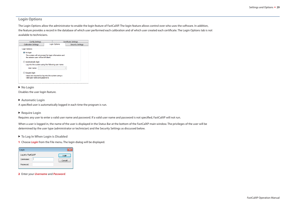 Crystal FastCalXP Calibration Software User Manual | Page 31 / 59