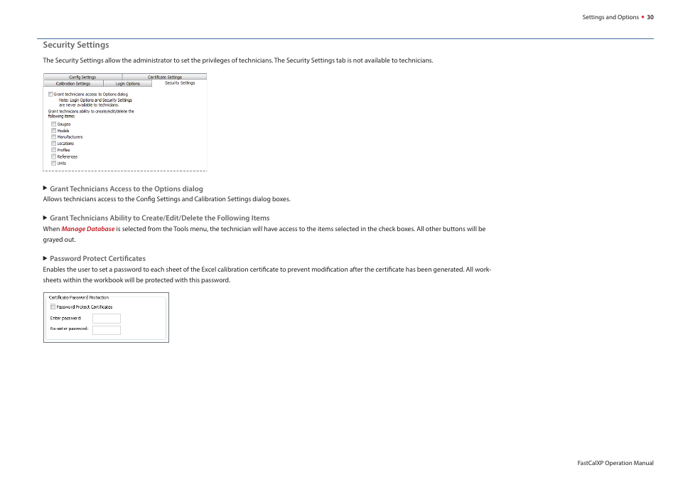 Crystal FastCalXP Calibration Software User Manual | Page 32 / 59