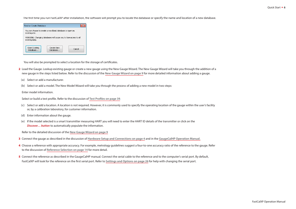 Crystal FastCalXP Calibration Software User Manual | Page 8 / 59