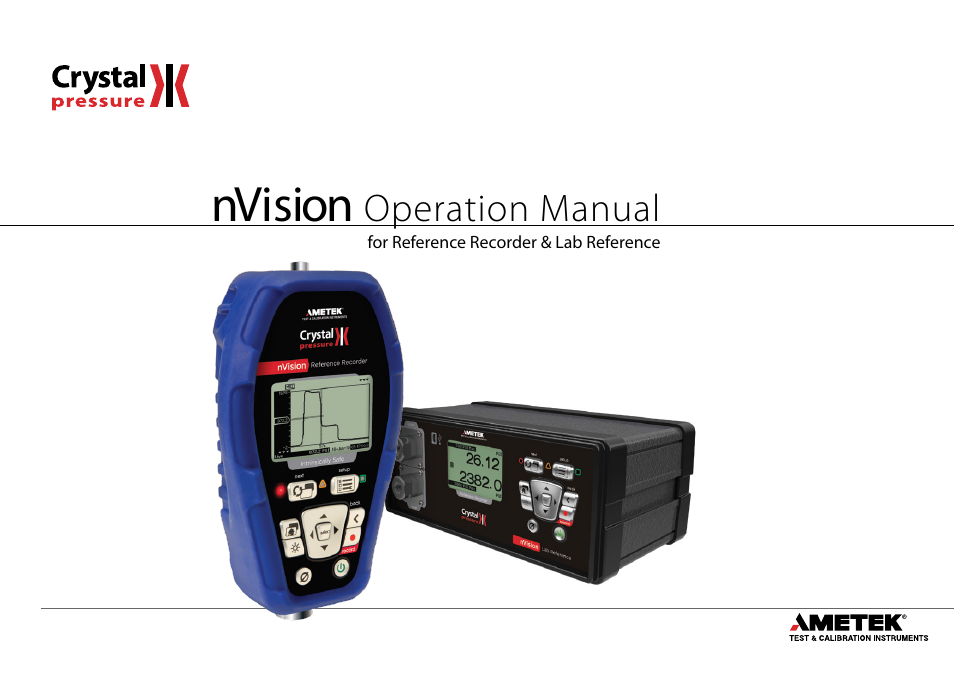 Crystal nVision Lab Reference User Manual | 54 pages