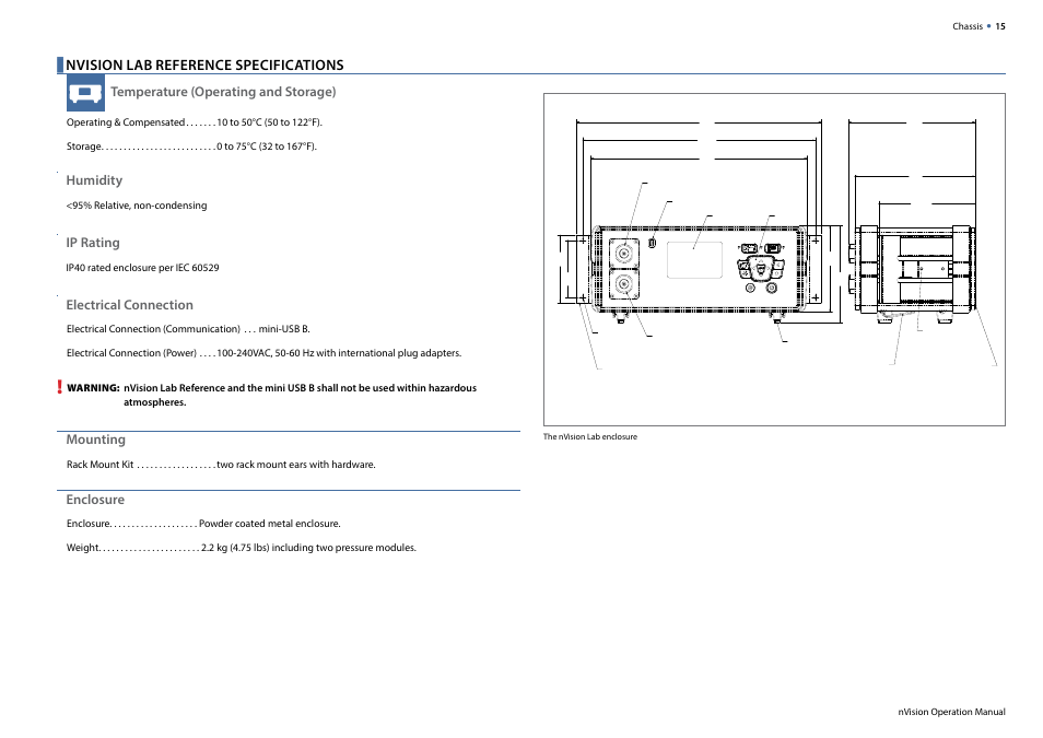 Nvision lab reference specifications | Crystal nVision Lab Reference User Manual | Page 17 / 54