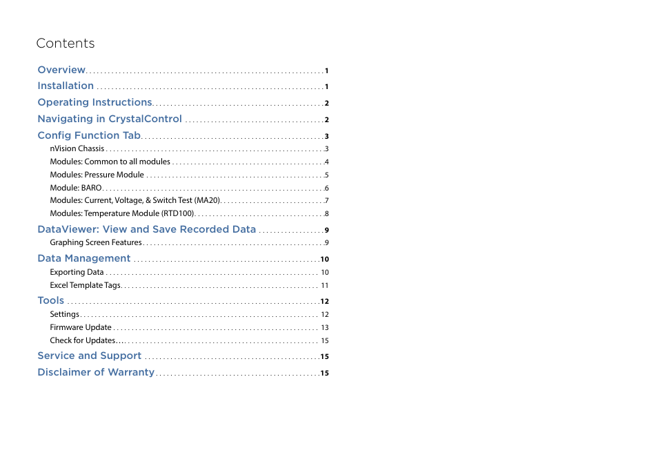 Crystal nVision Lab Reference User Manual | Page 2 / 18