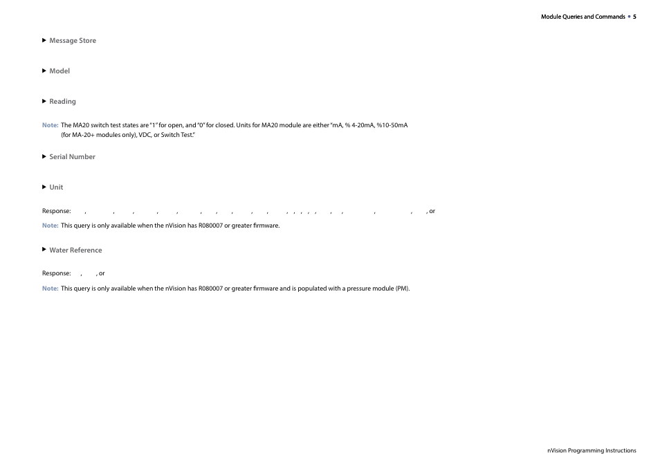 Commands | Crystal nVision Lab Reference User Manual | Page 7 / 12