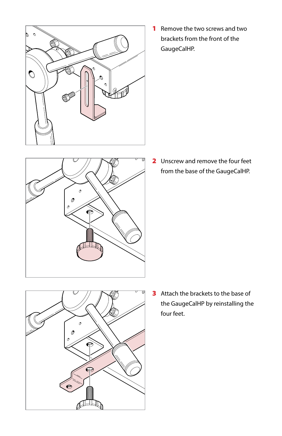 Crystal GaugeCalHP Pressure Comparator User Manual | Page 2 / 4