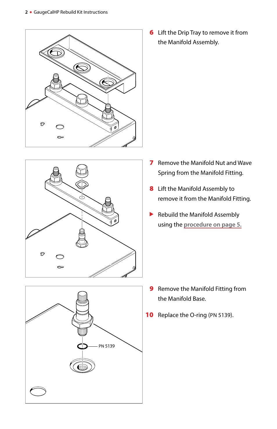 Crystal GaugeCalHP Pressure Comparator User Manual | Page 4 / 12