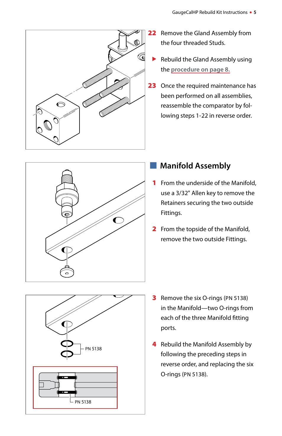Crystal GaugeCalHP Pressure Comparator User Manual | Page 7 / 12