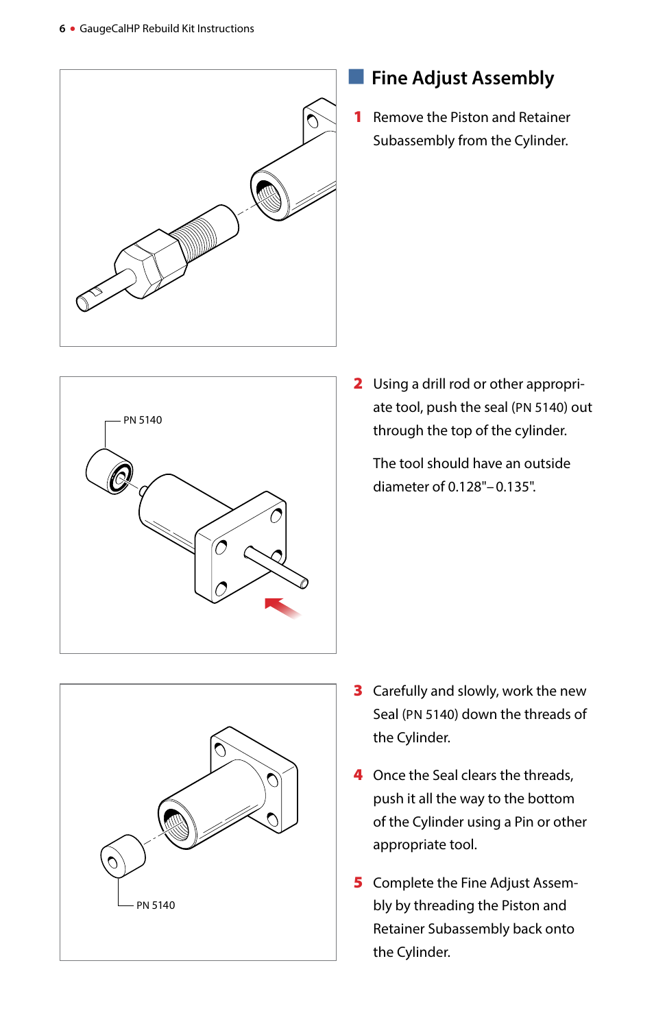 Crystal GaugeCalHP Pressure Comparator User Manual | Page 8 / 12