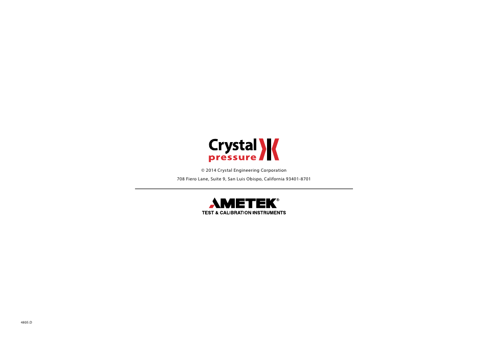 Crystal 24VDC Loop Power Supply User Manual | Page 7 / 7