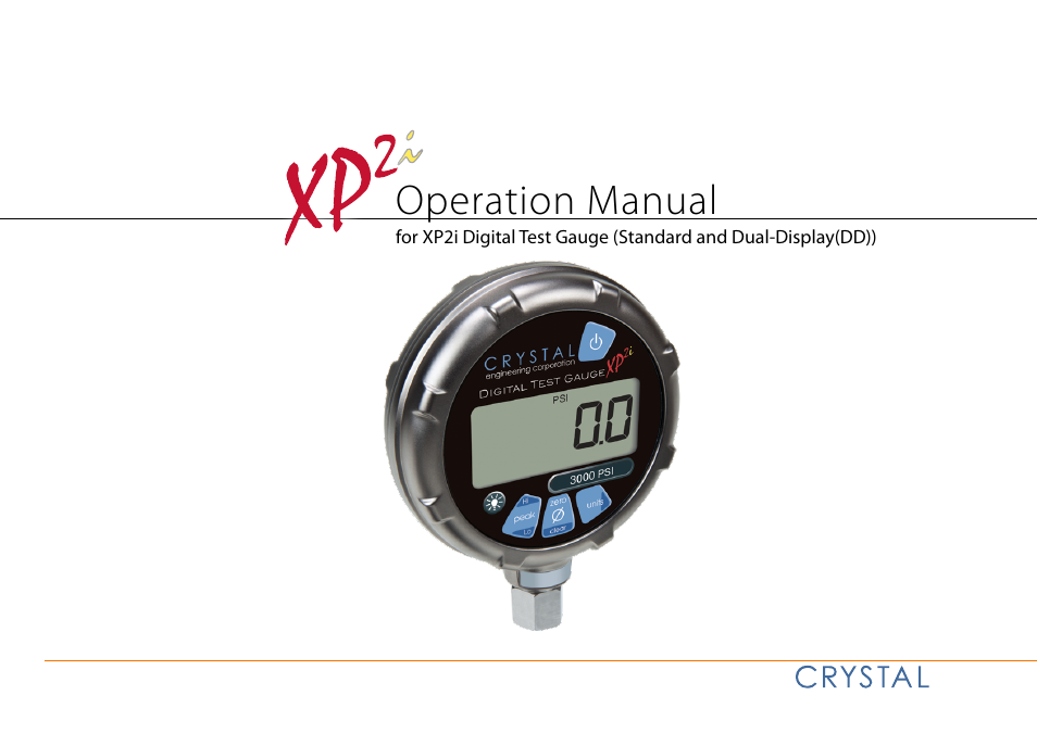 Crystal XP2i 2nd Generation User Manual | 30 pages