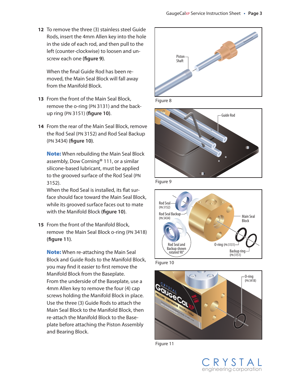 Crystal GaugeCalXP Rebuild Kit User Manual | Page 3 / 8