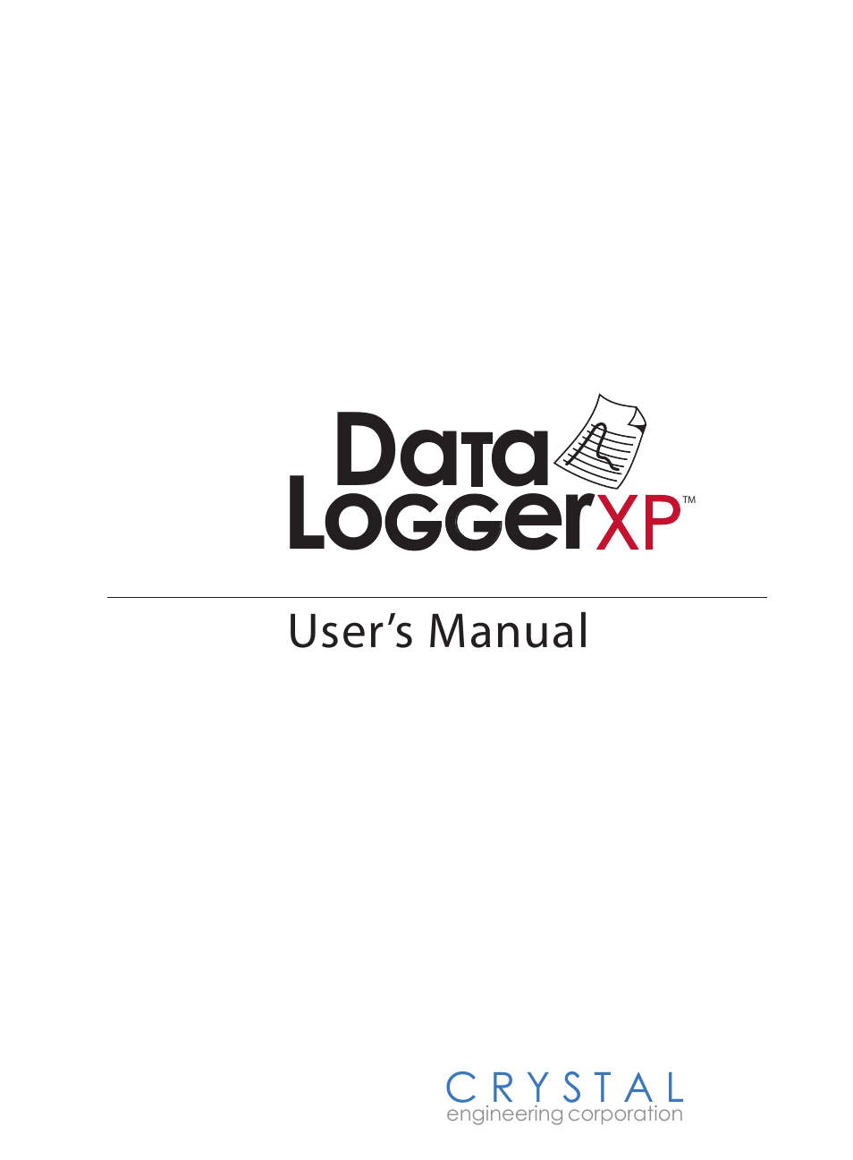 Crystal DataLoggerXP User Manual | 21 pages