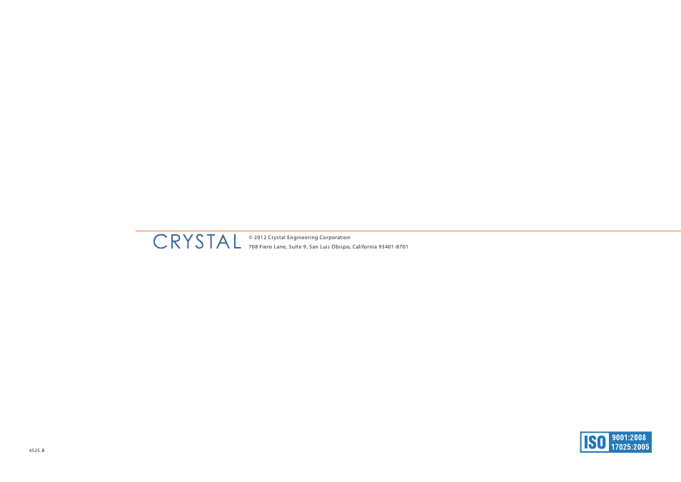 Crystal HydraulicPump User Manual | Page 9 / 9