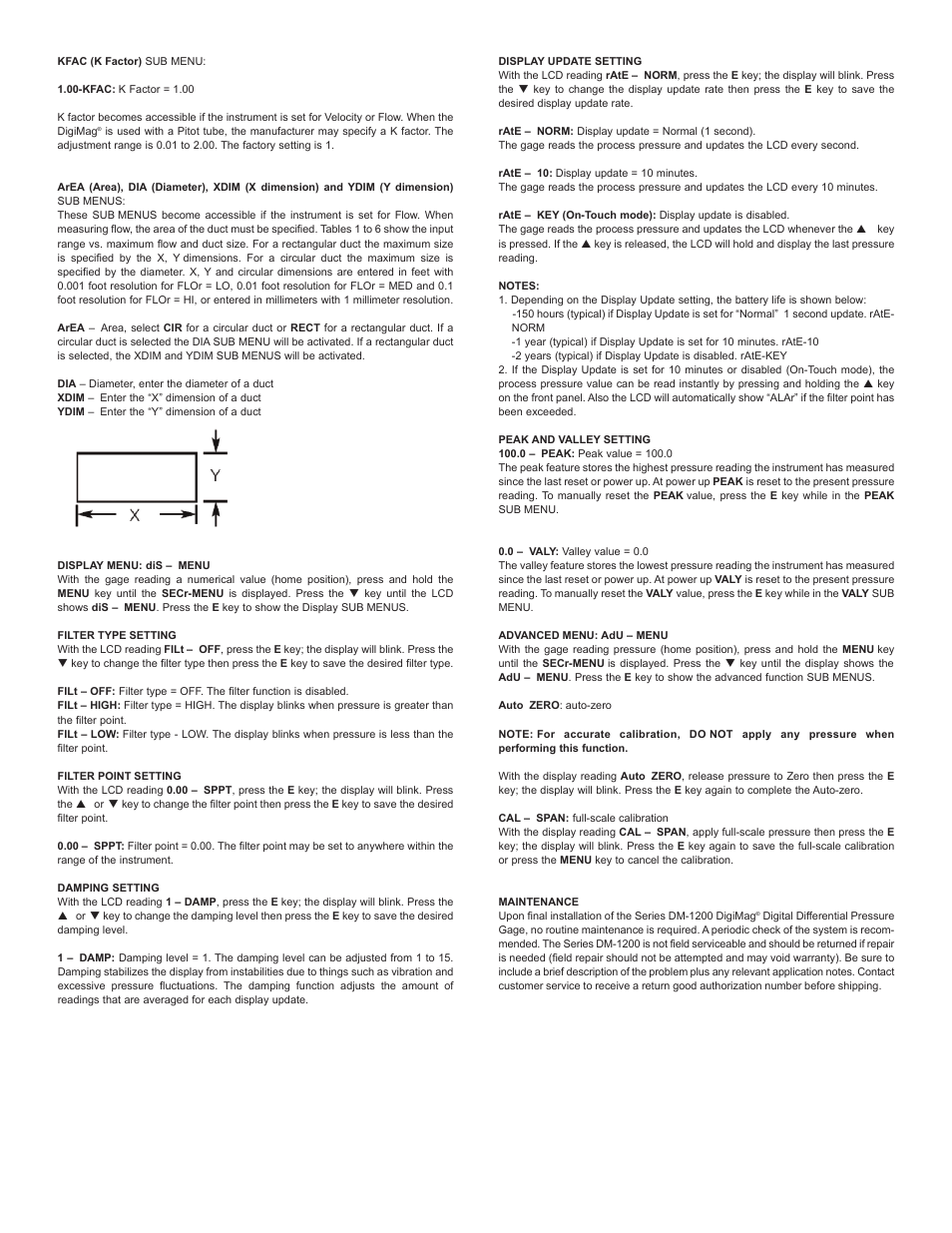 Dwyer DM-1200 User Manual | Page 5 / 6