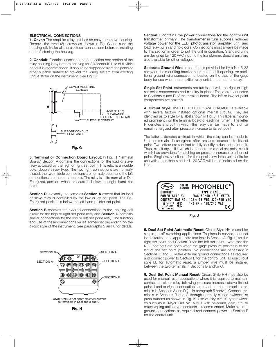 Dwyer A3000 User Manual | Page 3 / 4