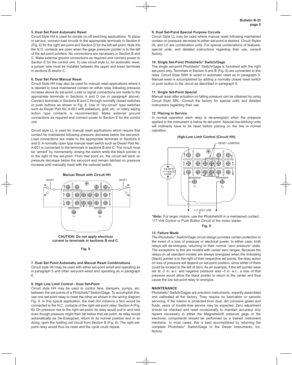 Dwyer 3000 User Manual | Page 5 / 12