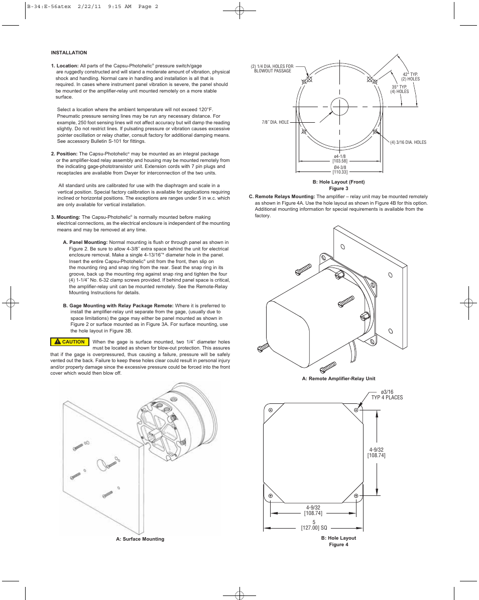 Dwyer 43000 User Manual | Page 2 / 6