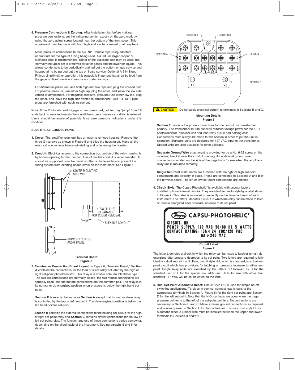 Dwyer 43000 User Manual | Page 3 / 6