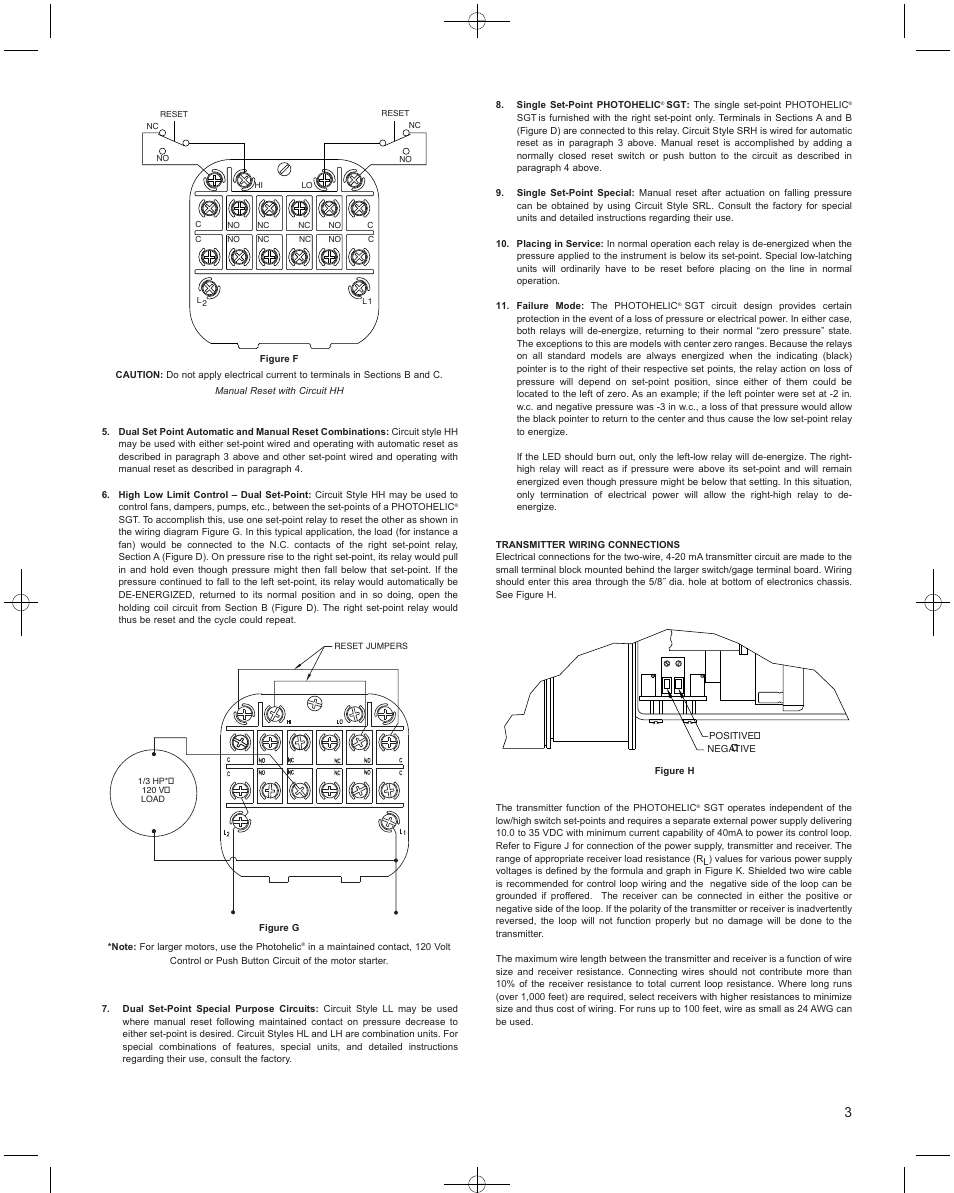 Dwyer 3000SGT User Manual | Page 3 / 4