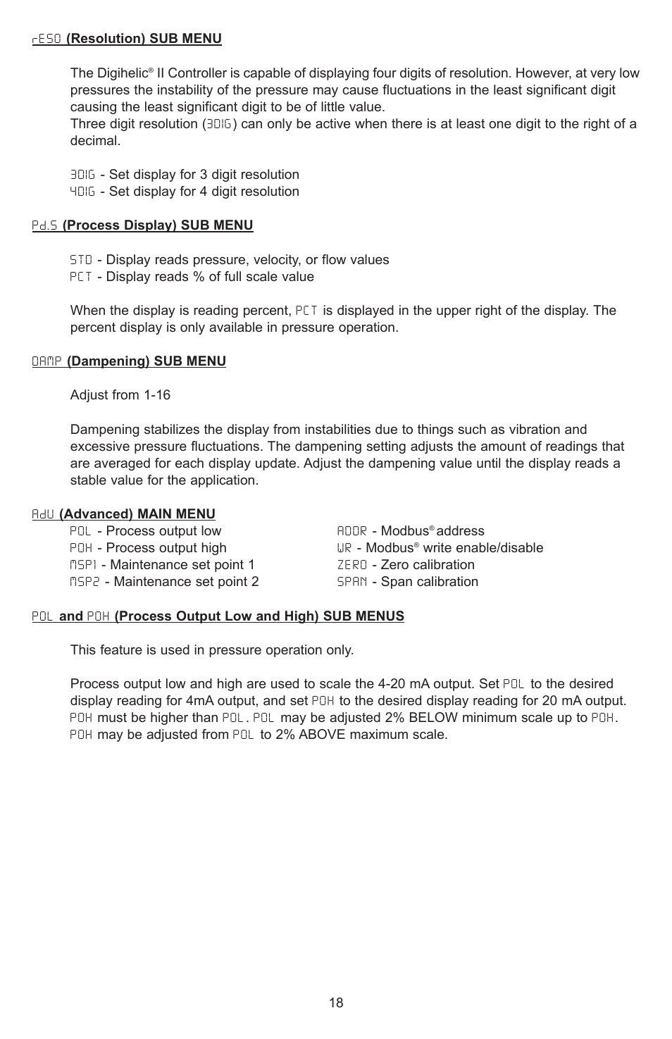 Dwyer DHII User Manual | Page 19 / 20
