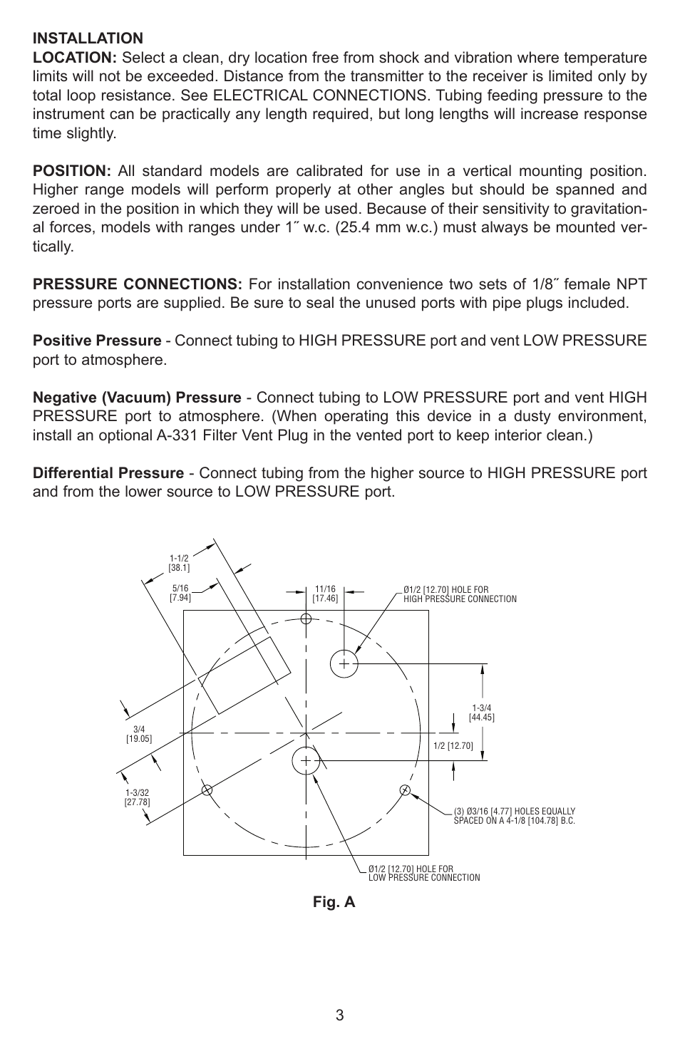 Fig. a | Dwyer DH3 User Manual | Page 3 / 20