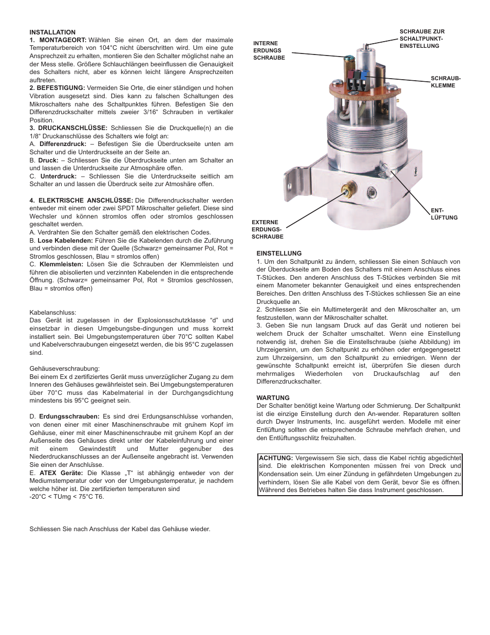 Dwyer H3 User Manual | Page 4 / 8
