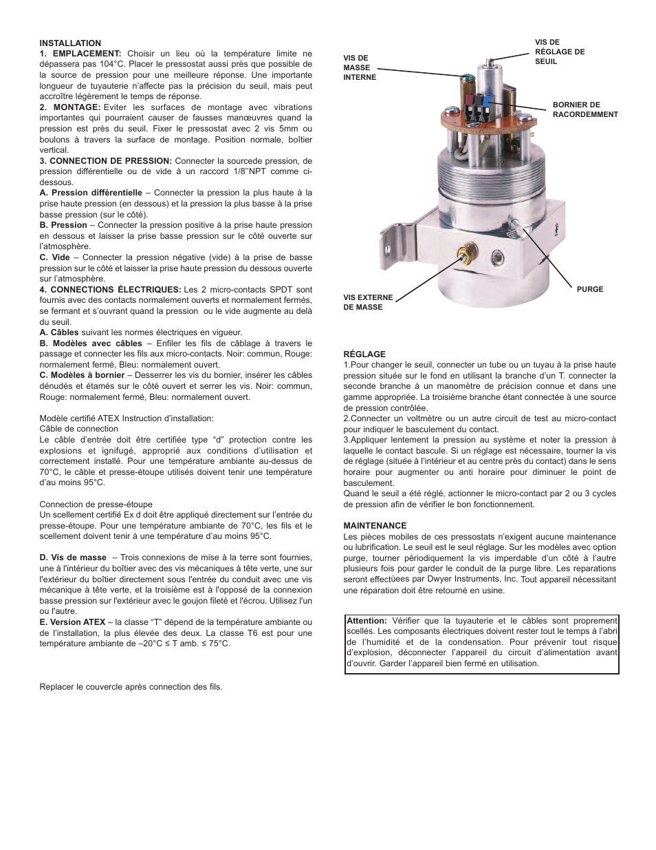Dwyer H3 User Manual | Page 6 / 8