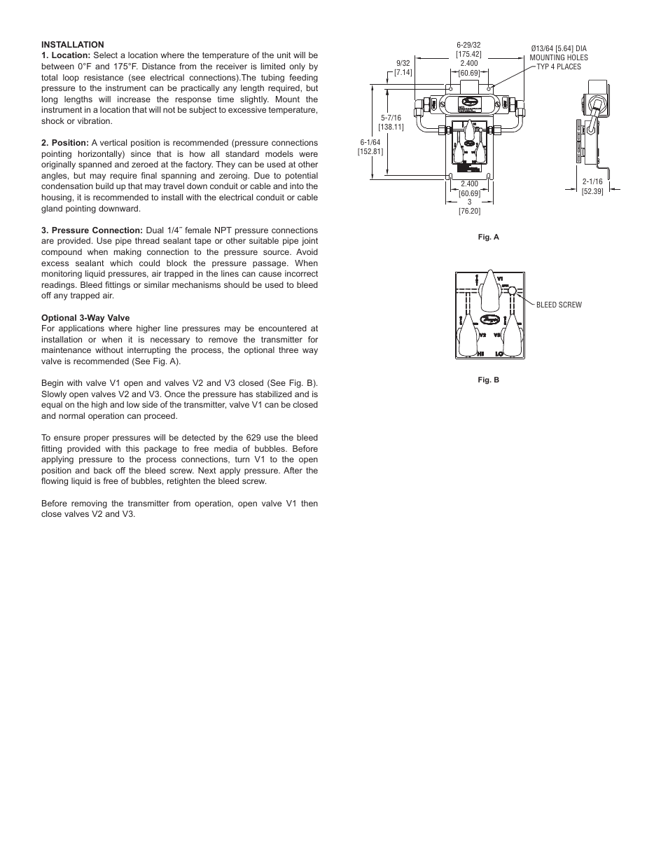Dwyer 629 User Manual | Page 2 / 4