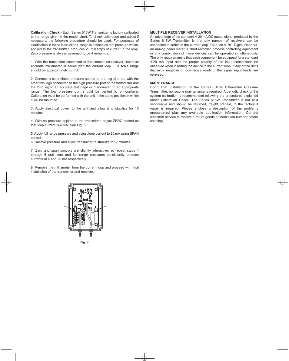 Dwyer 616W User Manual | Page 3 / 4