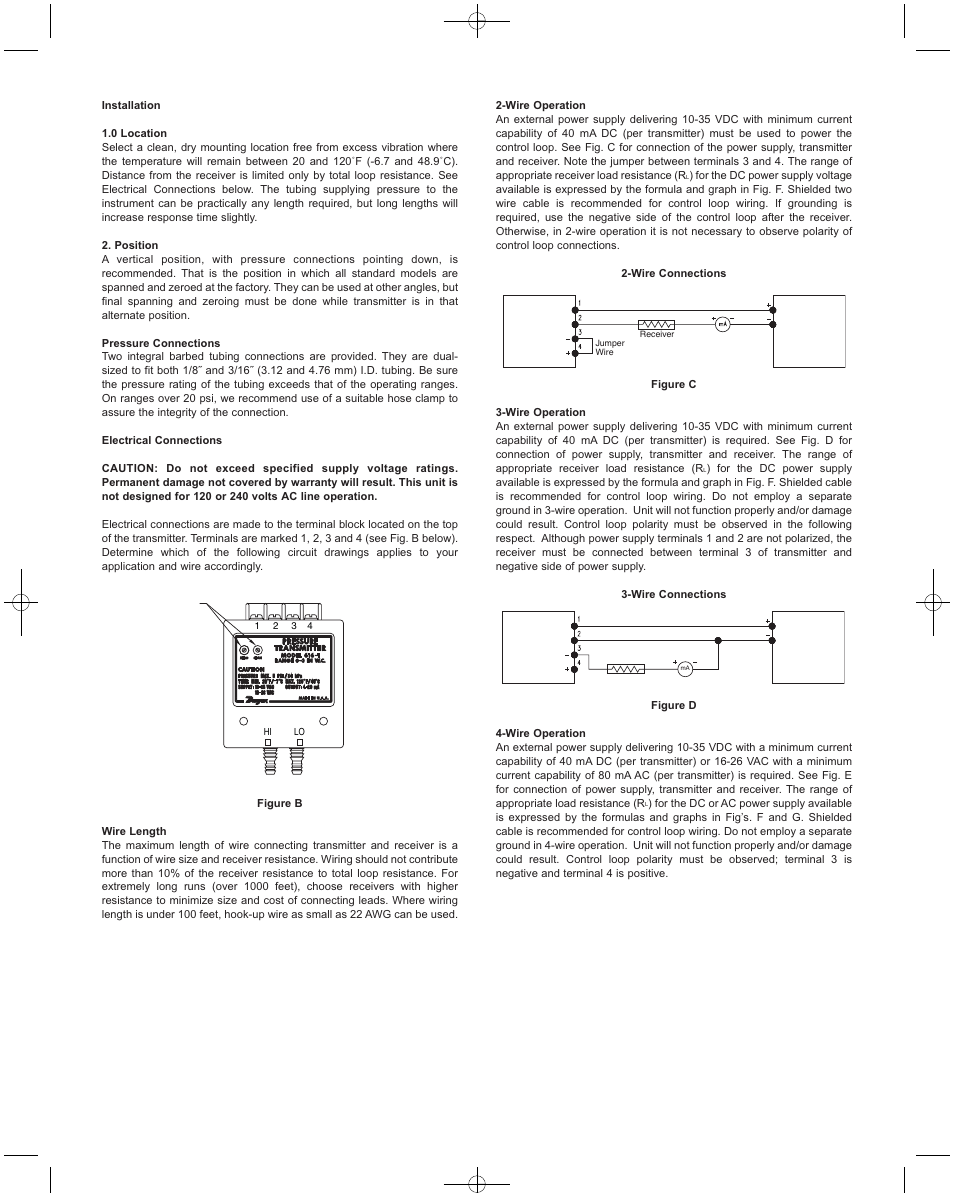 Dwyer 616C User Manual | Page 2 / 4