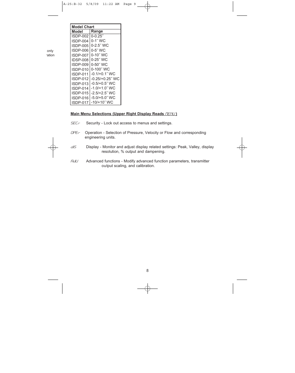 Dwyer ISDP User Manual | Page 9 / 16