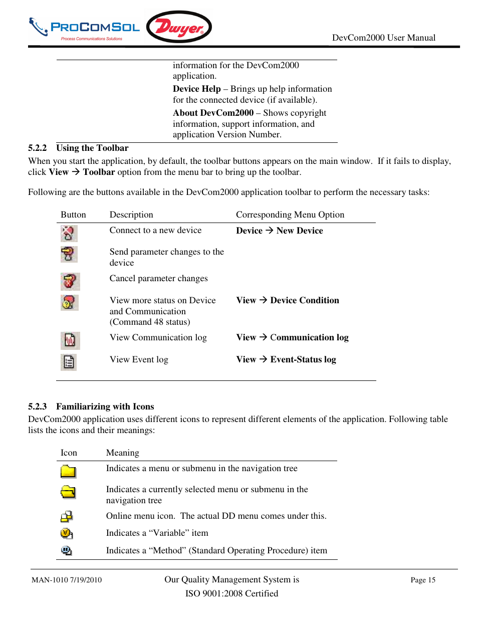 Dwyer DevCom2000 User Manual | Page 15 / 42