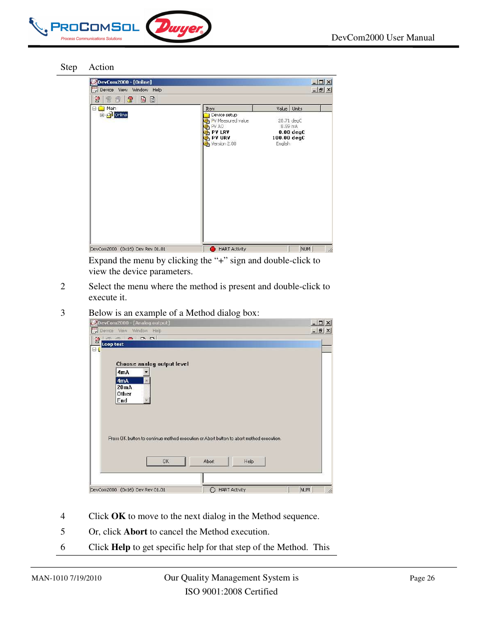 Dwyer DevCom2000 User Manual | Page 26 / 42