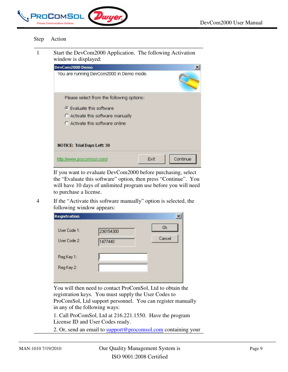 Dwyer DevCom2000 User Manual | Page 9 / 42