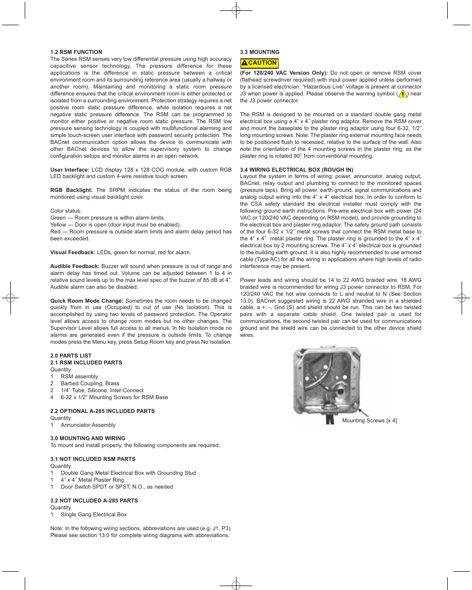 Dwyer RSM User Manual | Page 2 / 8