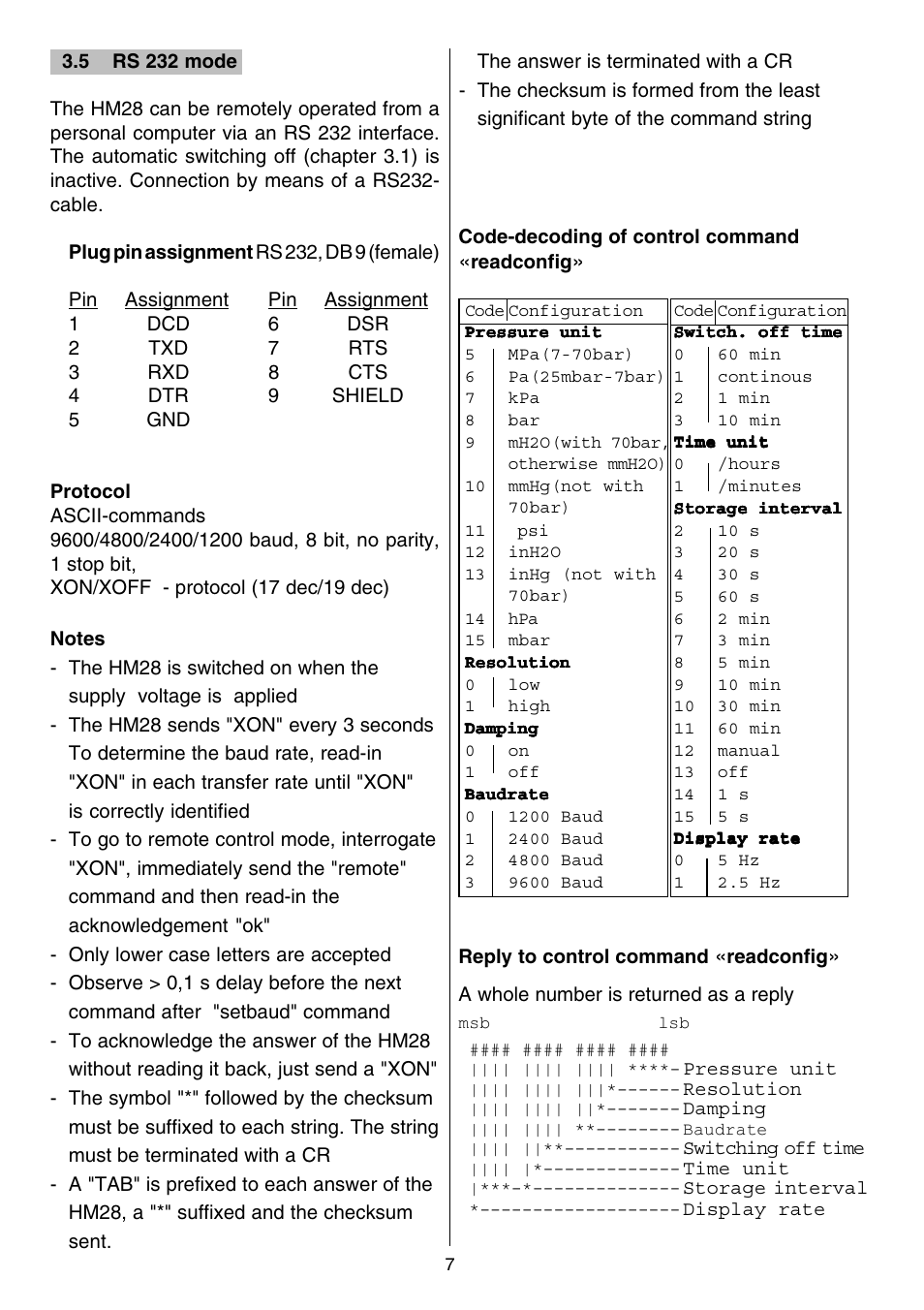 Dwyer HM28 User Manual | Page 7 / 16